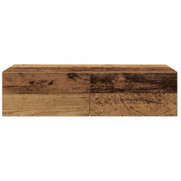 Raft perete cu sertare Lemn vechi 60x26,5x15 cm Lemn prelucrat - Img 4