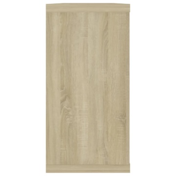 Rafturi de perete cub, 4 buc., stejar sonoma, 100x15x30 cm, PAL - Img 6