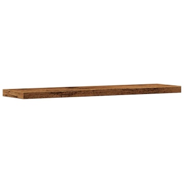 Rafturi perete 4 buc., lemn vechi, 40x20x1,5 cm, lemn prelucrat - Img 6