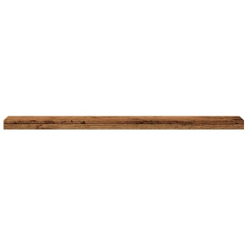 Rafturi perete 4 buc., lemn vechi, 40x20x1,5 cm, lemn prelucrat - Img 8