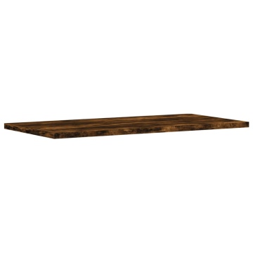 Rafturi perete 4 buc. stejar fumuriu 60x30x1,5 cm lemn compozit - Img 4