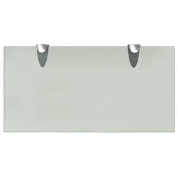 Rafturi suspendate, 2 buc., 40 x 20 cm, sticlă, 8 mm - Img 4