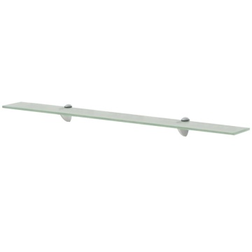Rafturi suspendate, 2 buc., 90 x 20 cm, sticlă, 8 mm - Img 2