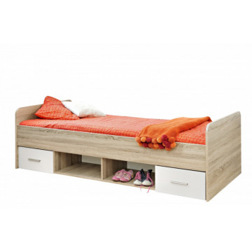 Rama de pat DINO 23 DSW DI-04 SONOM OAK/WHITE - Img 1