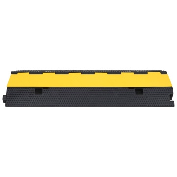 Rampă de protecție cabluri, 2 canale, 100 cm, cauciuc - Img 3