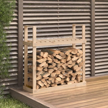 Rastel pentru lemne de foc, 110x35x108,5 cm, lemn masiv de pin - Img 1