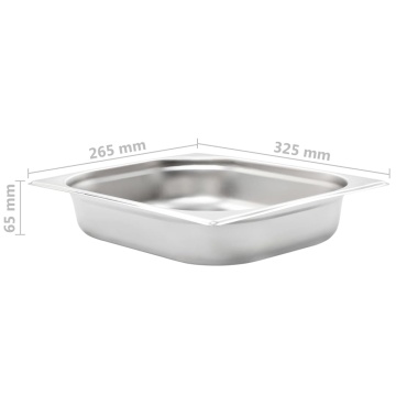 Recipiente Gastronorm 4 buc. GN 1/2 65 mm oțel inoxidabil - Img 7