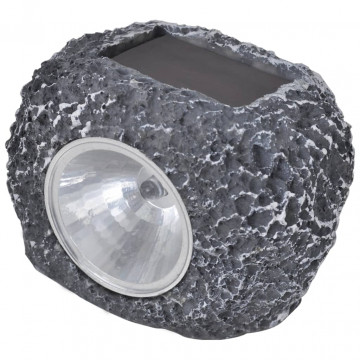 Reflector solar LED în formă de piatră 12 buc - Img 2
