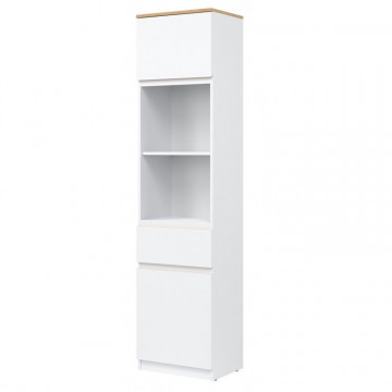 REMI Raft cu două uși L/P 2D1S WHITE/ OAK EVOKE - Img 1