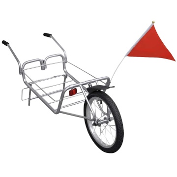 Remorcă cargo de bicicletă, cu o roată și geantă de depozitare - Img 7