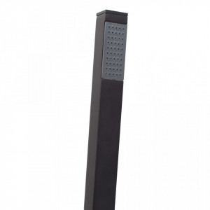 Robinet de cadă independent, negru, 90 cm, oțel inoxidabil - Img 9