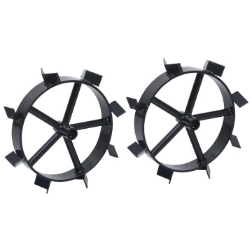 Roți metalice pentru motocultor pe benzină de 6,5 CP, 2 buc. - Img 2
