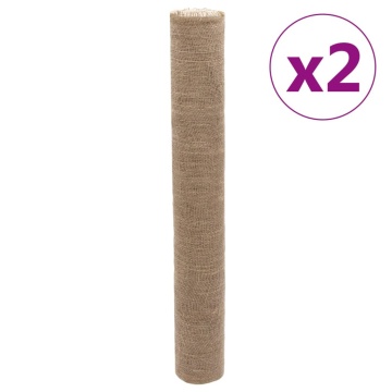 Rulouri de iută, 2 buc., 1x50 m, iută 100%, 200 g/m² - Img 2