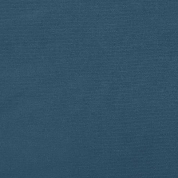 Saltea de pat cu arcuri, albastru închis, 100x200x20cm, catifea - Img 5