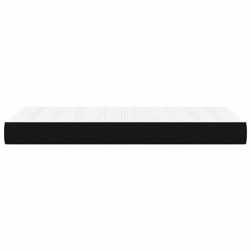 Saltea de pat cu arcuri, negru, 80x200x20 cm, textil - Img 4