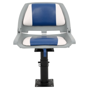 Scaun barcă cu piedestal, reglabil în înălțime, rotativ la 360° - Img 3