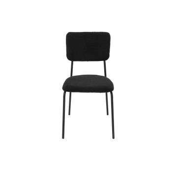 Scaun bucatarie, tapitat cu stofa, s-209, negru - Img 2