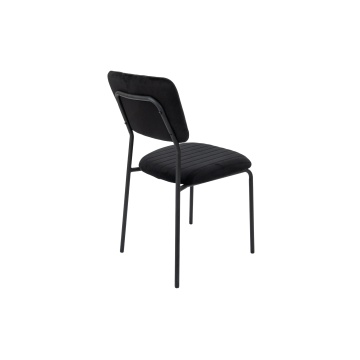 Scaun bucatarie, tapitat cu stofa, s-211, Negru - Img 4