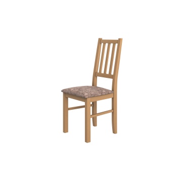 Scaun din lemn masiv de fag tapitat cu stofa s-38 boss 4 stirling 18a - Img 3