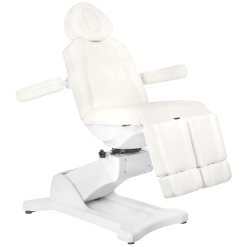 Scaun electric cosmetic azzurro 869as pedi 5 motor rotativ alb - Img 2