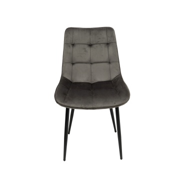 Scaun living HT2, stofa, gri - Img 3