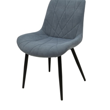 Scaun ML-1, tapitat stofa, albastru - Img 1