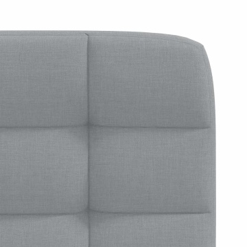 Scaune de bucătărie, 2 buc., gri deschis, material textil - Img 6
