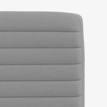Scaune de bucătărie, 2 buc., gri deschis, material textil - Img 6