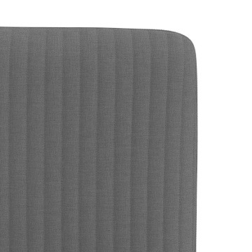 Scaune de bucătărie pivotante, 4 buc., gri închis, textil - Img 6