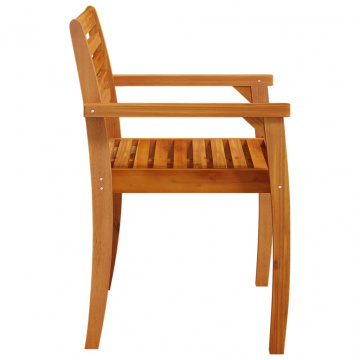 Scaune de grădină, 6 buc, 59x55x85 cm, lemn masiv de acacia - Img 5