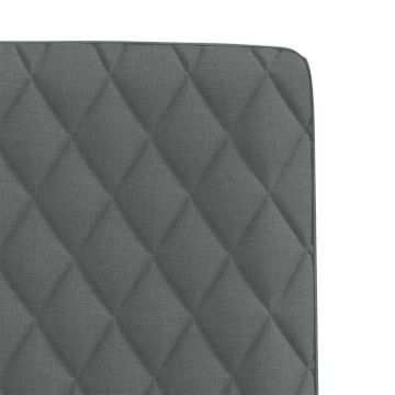 Scaune de sufragerie, 2 buc., gri închis, material textil - Img 6
