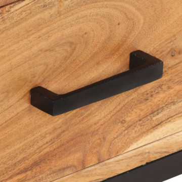 Servantă, 88x30x73 cm, lemn masiv de acacia - Img 6