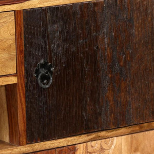 Servantă din lemn masiv de sheesham, 115 x 30 x 80 cm - Img 2