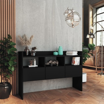 Servantă, negru, 105x30x70 cm, PAL - Img 3