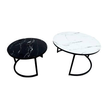 Set 2 mese cafea MC-133, 80x45 cm, sticla - Img 4