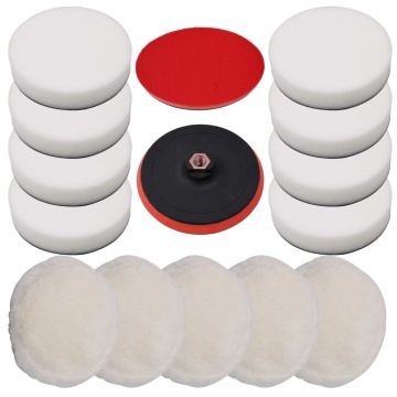 Set bureți de lustruire, 14 piese, 180 mm - Img 1