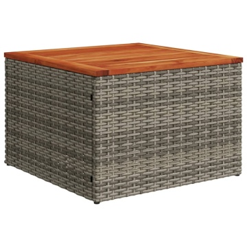 Set canapele de grădină cu perne, 8 piese, gri, poliratan - Img 4