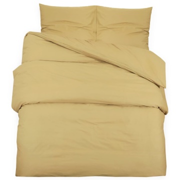 Set cu husă de pilotă, gri taupe, 240x220 cm, microfibră - Img 2
