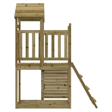 Set de joacă de exterior, 52,5x110,5x214 cm, lemn masiv de pin - Img 8
