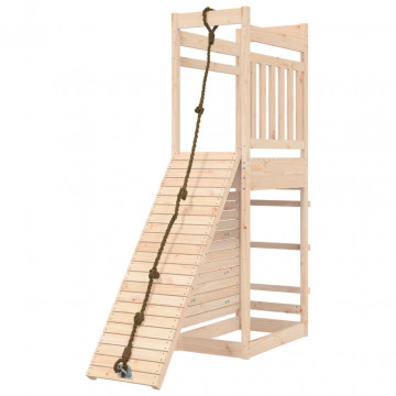 Set de joacă pentru exterior, lemn masiv de pin - Img 3