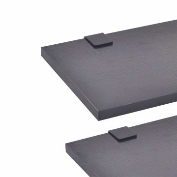 Set de mobilier de baie cu 7 piese și chiuvete incluse, negru - Img 4