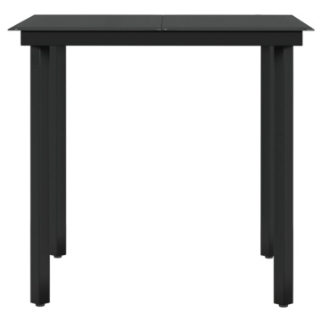 Set de servit masa pentru grădină, 5 piese, cu perne, maro - Img 5
