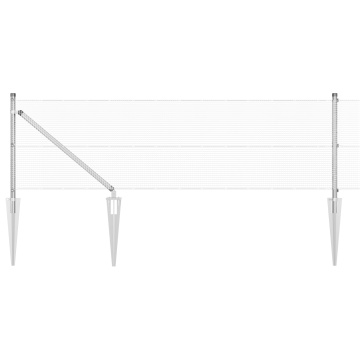 Set de Stâlpi Set de 2 Oțel galvanizat 25 x 0.5 m Durable - Img 2
