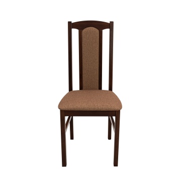 Set masa extensibila 140-180x80 cm cu 4 scaune tapitate, mb-21 modena1 si s-37 boss7 o15, nuc, lemn masiv de fag, stofa - Img 10