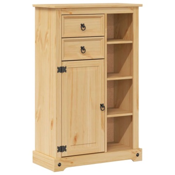 Set mobilier de baie „Corona”, 2 piese, lemn masiv de pin - Img 5