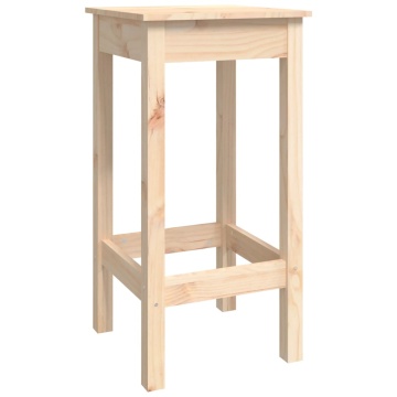 Set mobilier de bar, 7 piese, lemn masiv de pin - Img 3