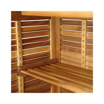 Set mobilier de bar de grădină, 3 piese, lemn masiv de acacia - Img 6