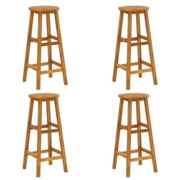 Set mobilier de bar de grădină, 5 piese, lemn masiv de acacia - Img 7