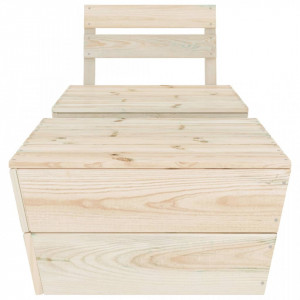Set mobilier de grădină, 2 piese, lemn de molid tratat - Img 2
