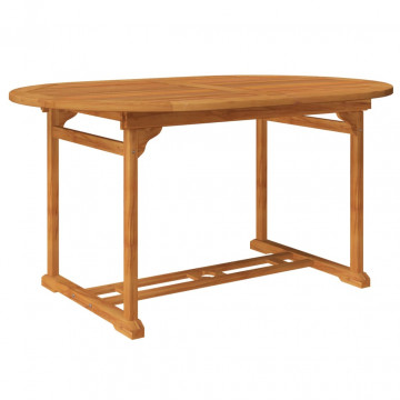 Set mobilier de grădină, 5 piese, lemn masiv de acacia - Img 5